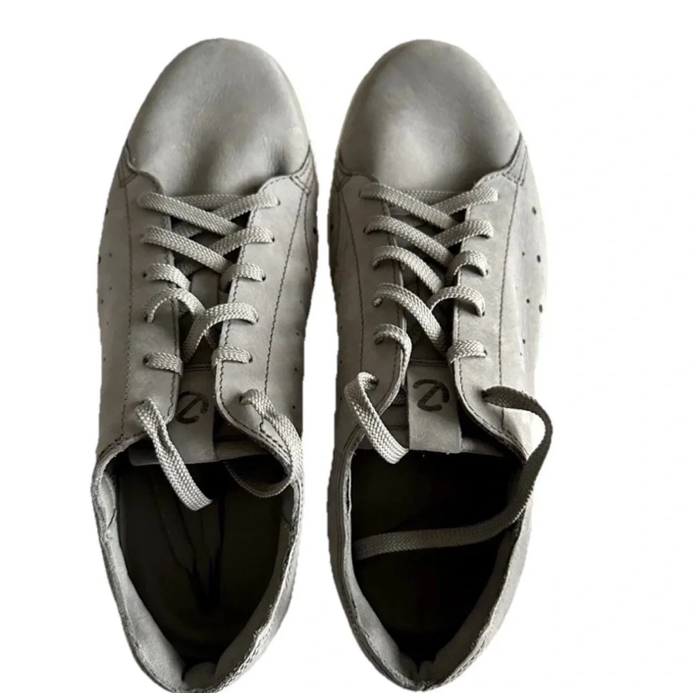 Ecco Mens Soft 7 Cloud Sneakers Shoes Nubuck Leather Sz 11-11.5/45EU Golf Office